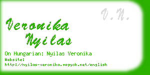 veronika nyilas business card